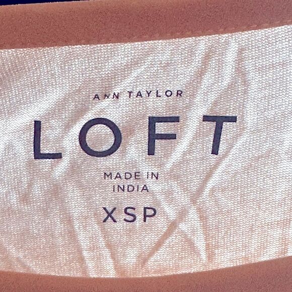 LOFT Pink Long Sleeve Blouse NWT Size XS Petite ▫️ - Picture 6 of 9